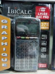 Calculatrice graphique ibicalc 375 fonctions